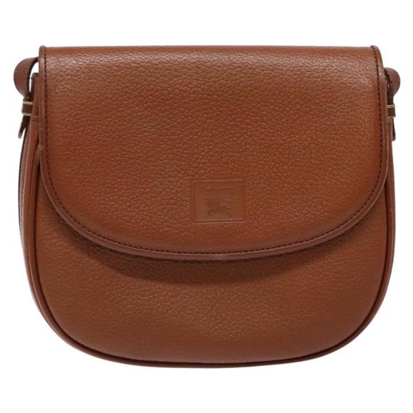 Burberry BROWN,GOLD Leather shoulder - Picture 1 of 10
